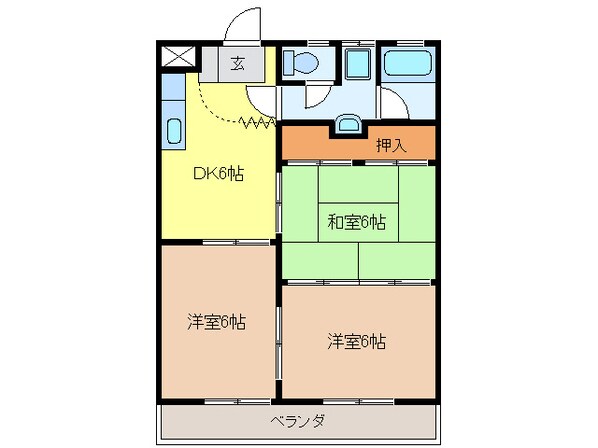 村井レジデンスの物件間取画像